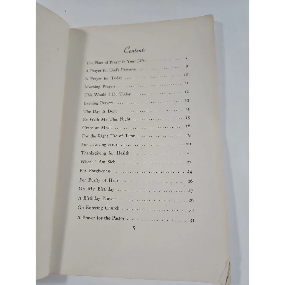 My Prayer Book Ages 9 To 14 By Margaret M Carlson 1950
